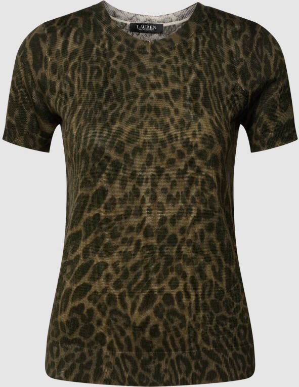 Lauren Ralph Lauren T-shirt met dierenprint model 'KONSUELO'