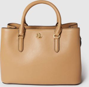 Lauren Ralph Lauren Tote bag met labelapplicatie model 'MARCY 26-SATCHEL-MEDIUM'