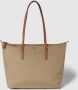 Lauren Ralph Lauren Tote bag met labelapplicatie model 'KEATON' - Thumbnail 1