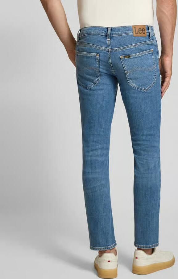 Lee Slim fit jeans van katoenmix model 'Luke' - Foto 3