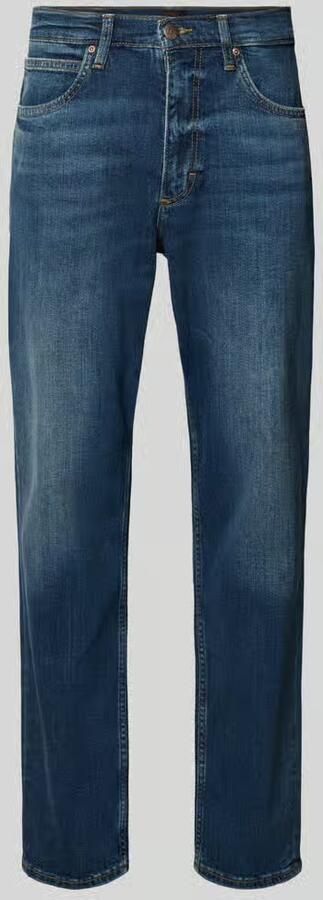 Lee tapered fit jeans van katoenmix model 'David'