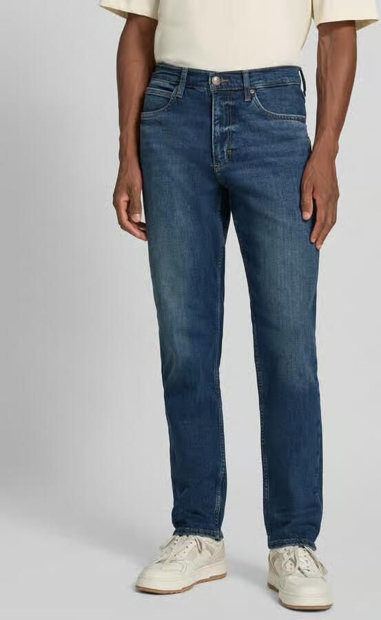 Lee tapered fit jeans van katoenmix model 'David' - Foto 2