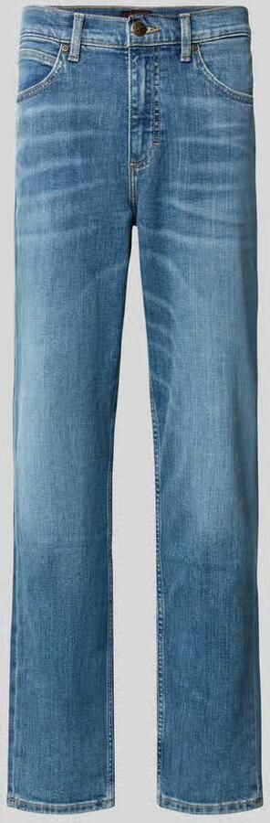 Lee tapered fit jeans van katoenmix model 'David'