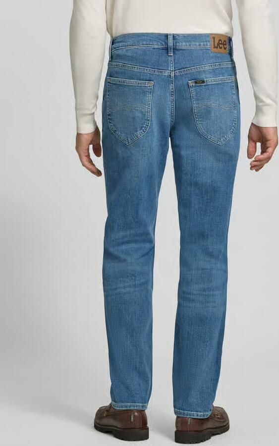 Lee tapered fit jeans van katoenmix model 'David' - Foto 2