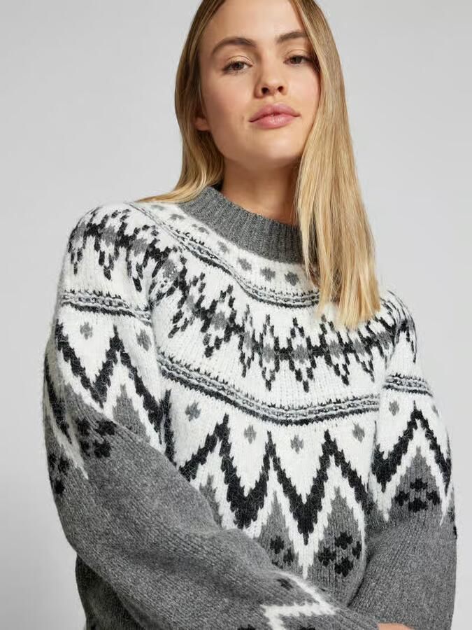 LeGer by Lena Gercke Gebreide pullover met ronde hals model 'Flavia'