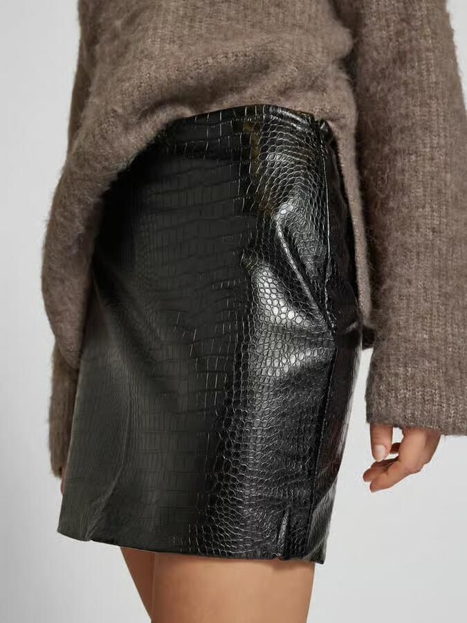LeGer by Lena Gercke Minirok in leerlook model 'Dorothee'
