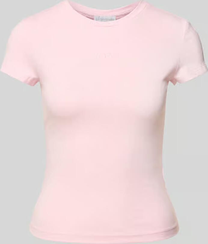 LeGer by Lena Gercke T-shirt met geribde ronde hals model 'Franka' - Foto 2