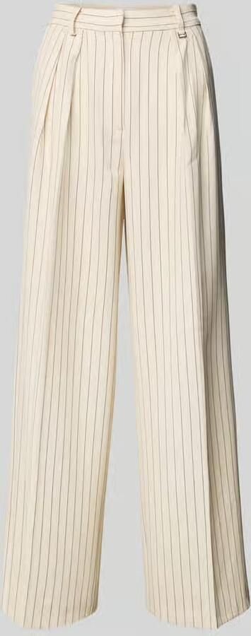 LeGer by Lena Gercke Wide leg stoffen broek met bandplooien model 'Elaine' - Foto 2