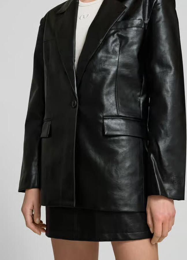 LeGer by Lena Gercke Blazer in leerlook model 'Insa' LeGer Studio-collectie