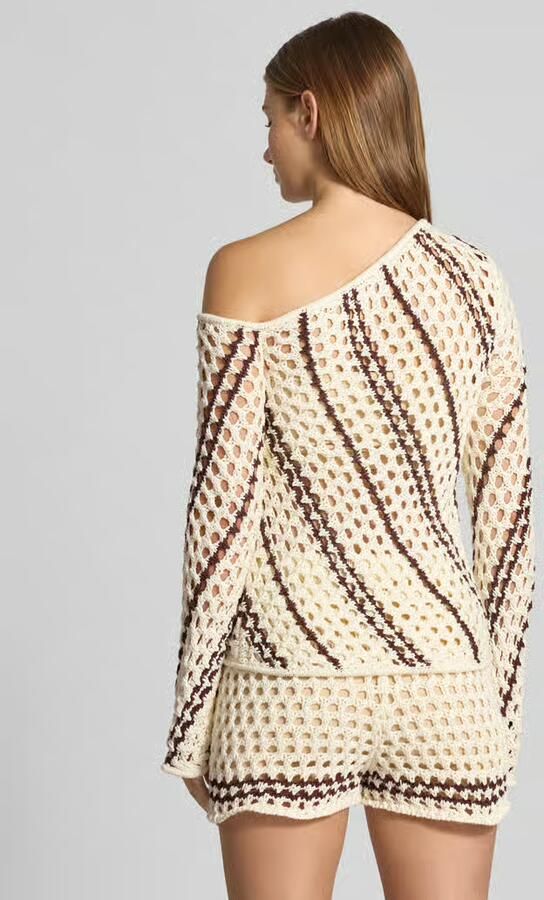 LeGer by Lena Gercke Gebreide pullover in one shoulder-look model 'Laren'