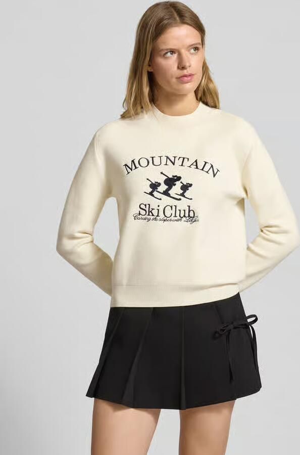 LeGer Gebreide pullover met labelstitching model 'Allie' - Foto 2