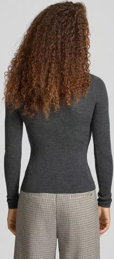 LeGer Gebreide pullover van wol met stitching model 'Corin Jumper'