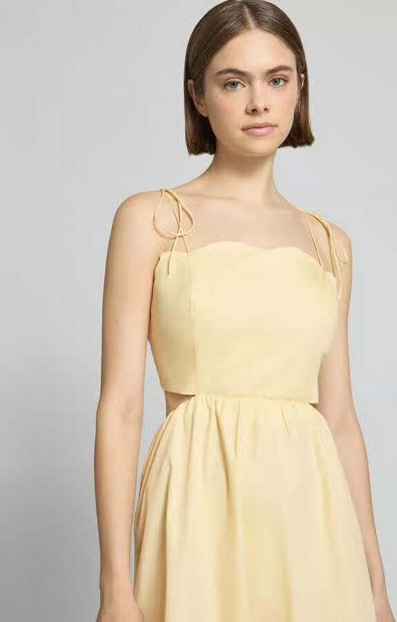 LeGer midi-jurk met cut-out model 'Tela'