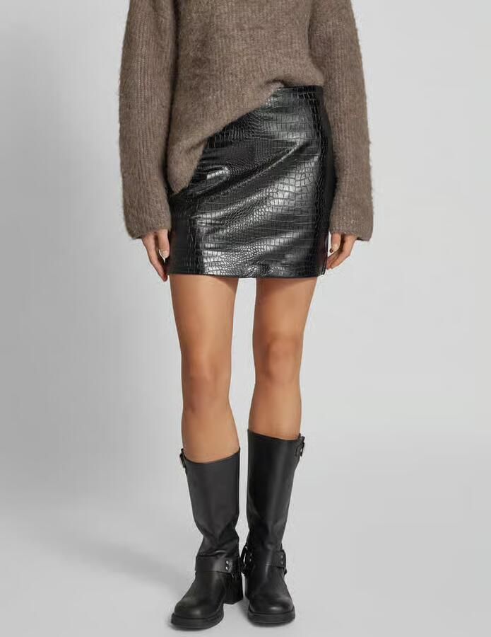LeGer by Lena Gercke Minirok in leerlook model 'Dorothee' - Foto 2