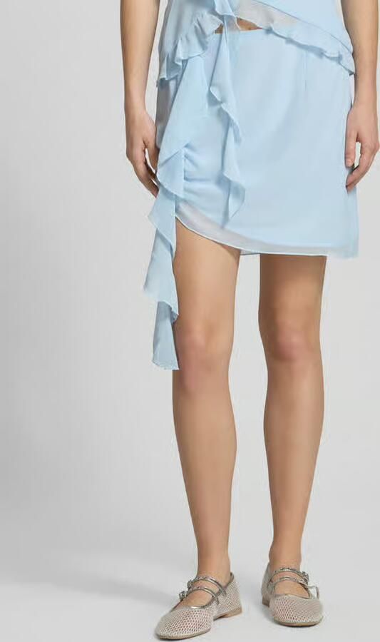 LeGer Minirok van chiffon met volant model 'Ludmilla' - Foto 3