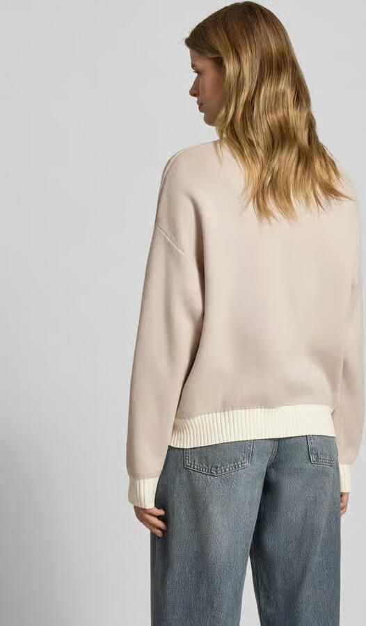 LeGer Oversized schipperstrui met opstaande kraag Model 'Charis'