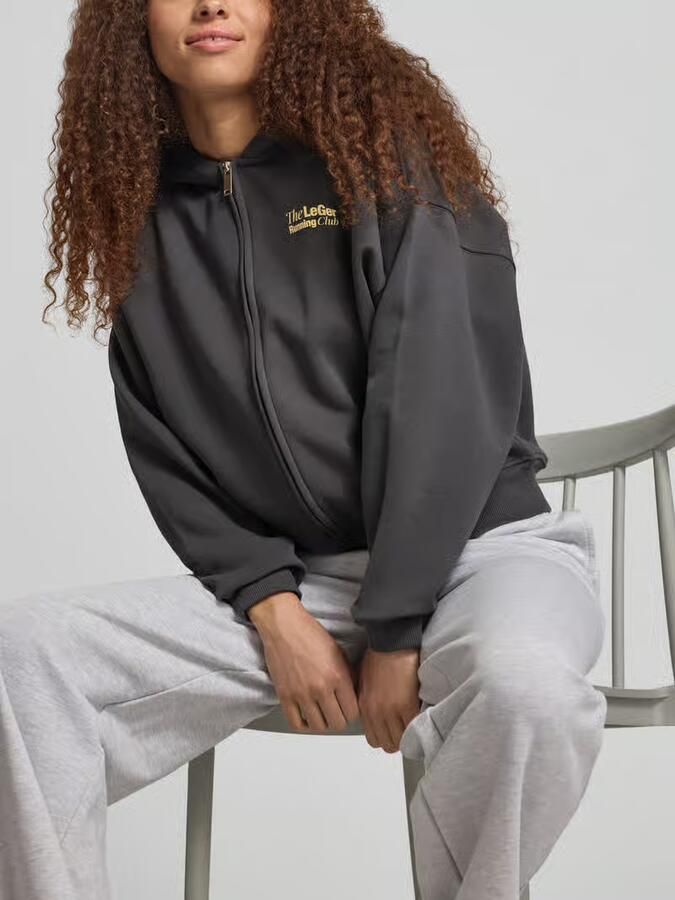 LeGer Oversized sweatjack met capuchon model 'Admira'