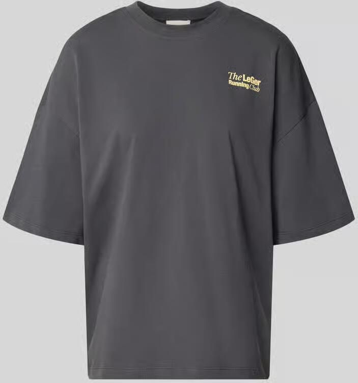 LeGer Oversized T-shirt met labeldetail model 'Regina'