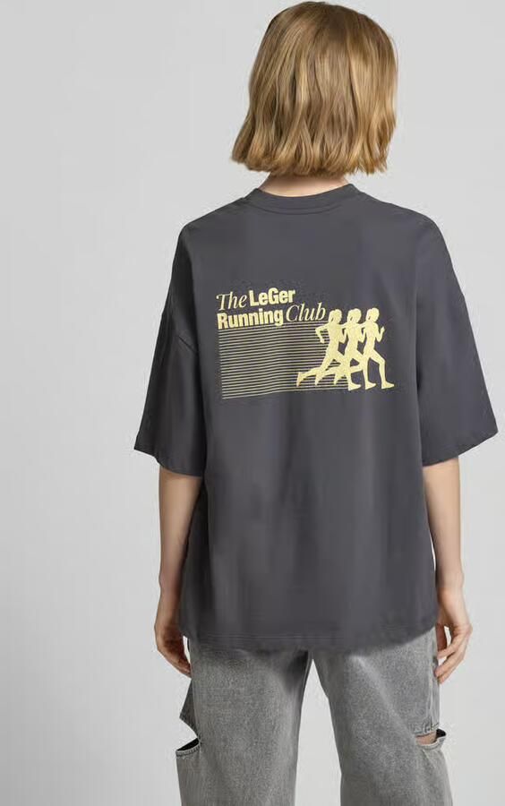 LeGer Oversized T-shirt met labeldetail model 'Regina' - Foto 2
