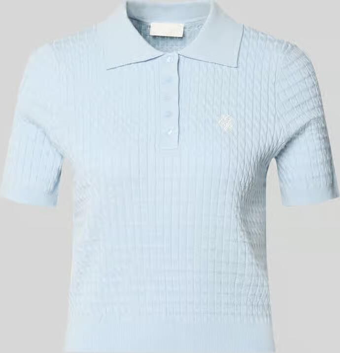 LeGer regular fit poloshirt van viscosemix model 'Manolja'