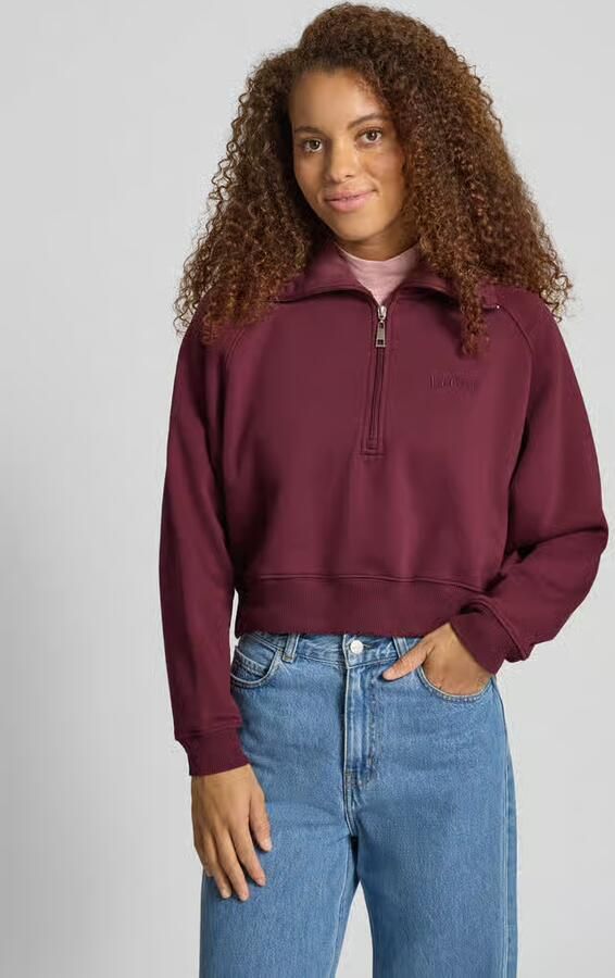 LeGer by Lena Gercke Regular fit pullover met ritssluiting model 'Meret' - Foto 2