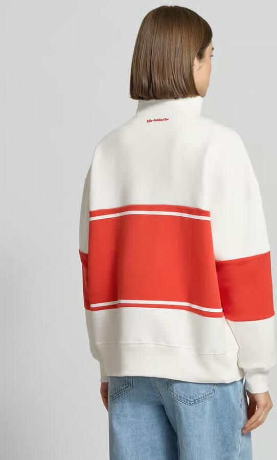 LeGer Relaxed fit sweatshirt met opstaande kraag model 'Jenny' - Foto 3