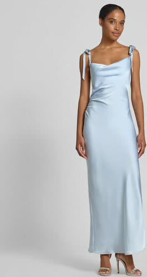 LeGer slim fit midi-jurk van satijn model 'Maxima' - Foto 3