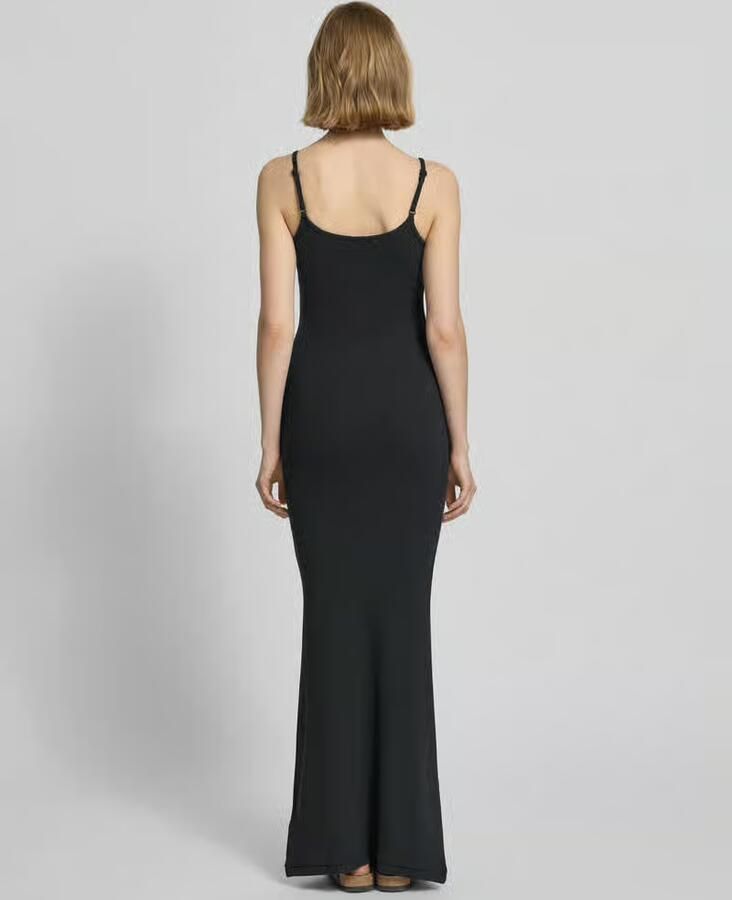 LeGer Slip dress met fijnrib en spaghettibandjes model 'Corin' - Foto 2