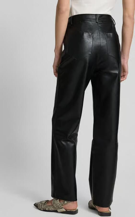 LeGer Stoffen broek in leerlook model 'Insa' Studio-collectie - Foto 2