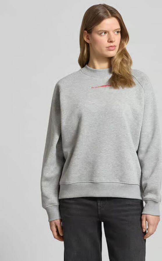 LeGer Sweatshirt met labelprint model 'Loretta' - Foto 2