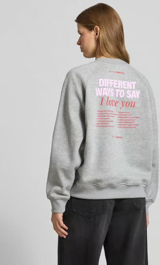LeGer Sweatshirt met labelprint model 'Loretta' - Foto 3