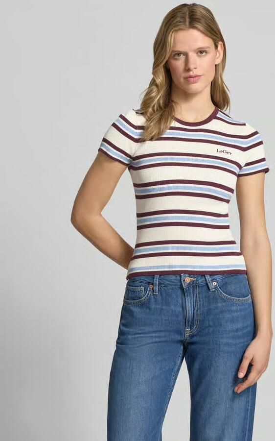 LeGer T-shirt met logo-stitching model 'Danielle' - Foto 2
