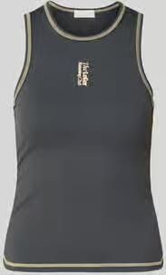 LeGer Tanktop met contrasterende stiksels model 'Lino'
