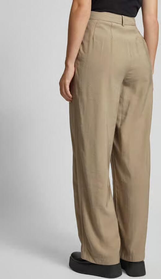 LeGer by Lena Gercke Wide leg stoffen broek met bandplooien model 'Draco'