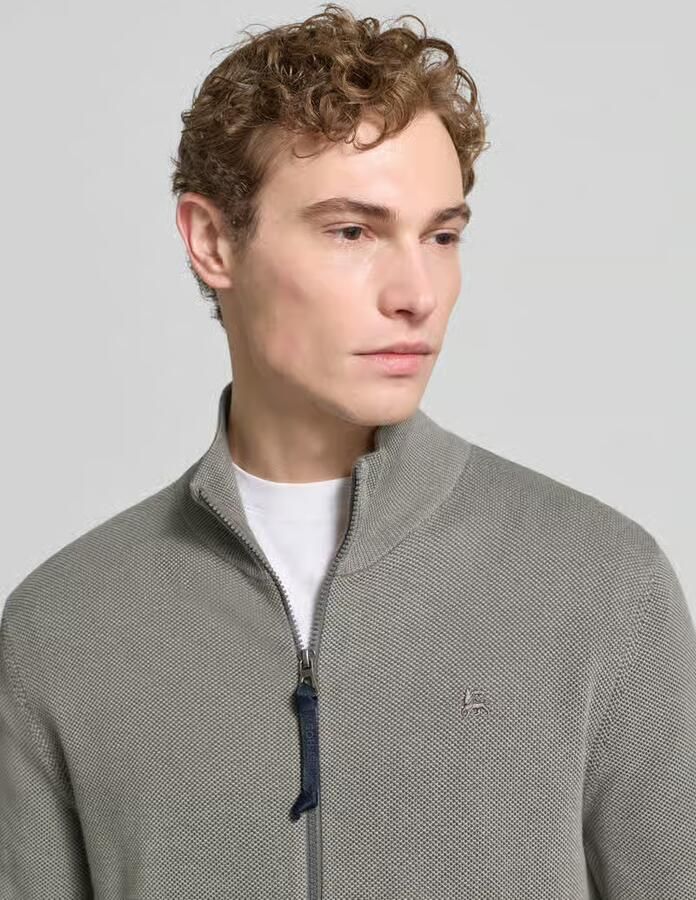 Lerros Cardigan met opstaande kraag en ritssluiting - Foto 2