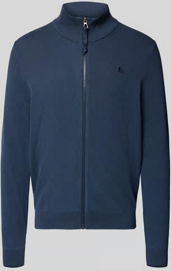 Lerros Cardigan met opstaande kraag en ritssluiting