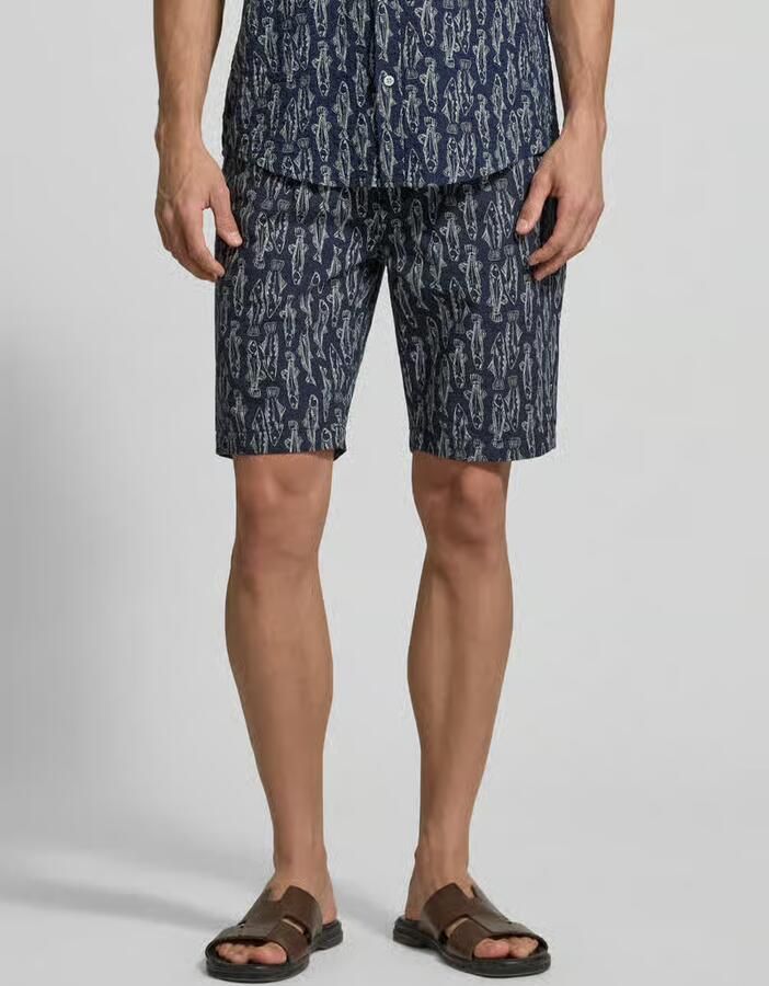 Lerros Chino shorts met Franse steekzakken - Foto 3