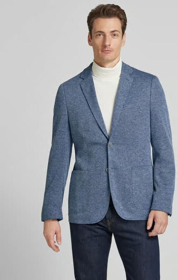 Lerros Jerseycolbert jersey blazer met patroon in de binnenvoering - Foto 8