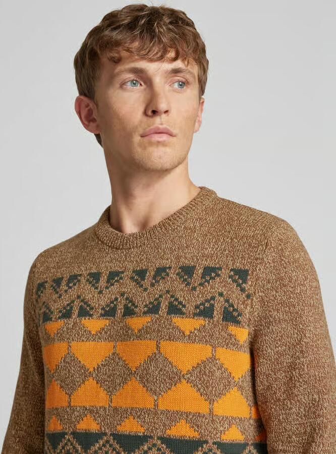 Lerros Gebreide pullover met ronde hals - Foto 2
