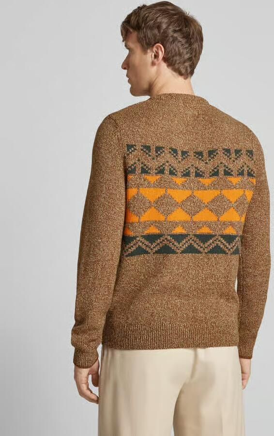 Lerros Gebreide trui met jacquardmotief - Foto 3