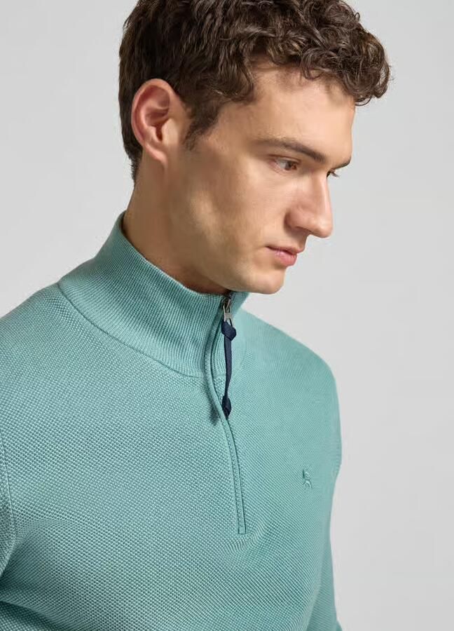 Lerros Gebreide pullover met schipperskraag - Foto 2