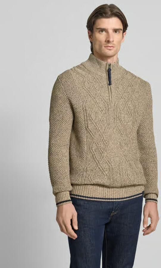 Lerros Gebreide pullover met schipperskraag - Foto 5