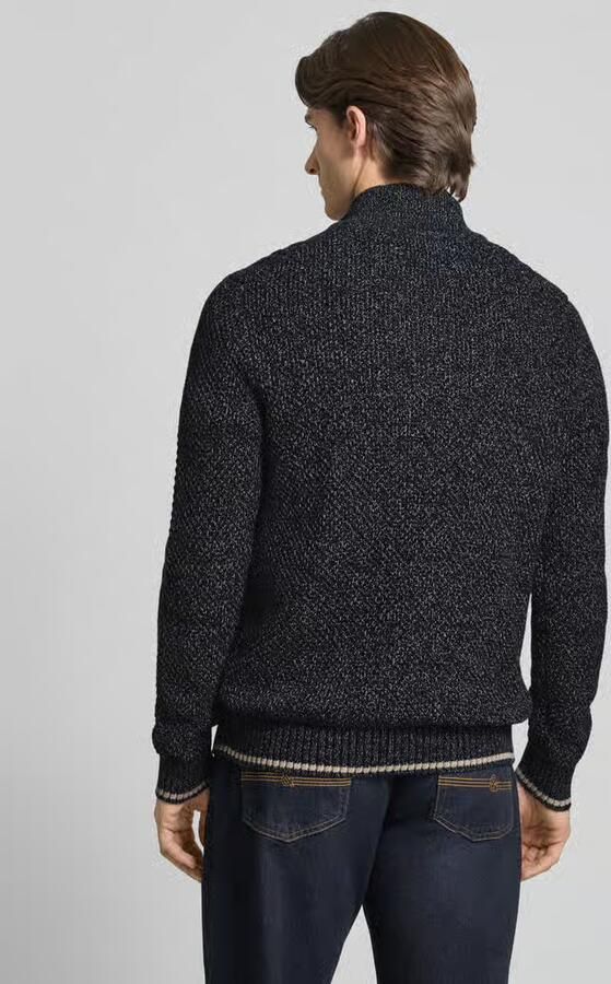 Lerros Gebreide pullover met schipperskraag - Foto 4