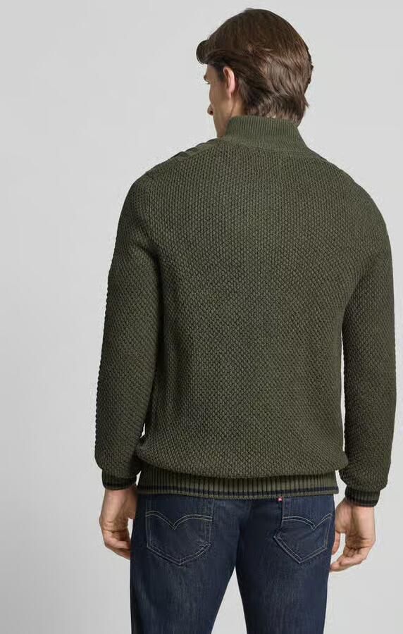 Lerros Gebreide pullover met schipperskraag - Foto 3