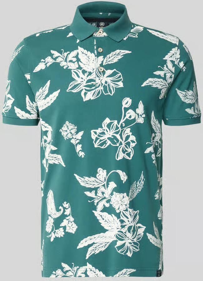 Lerros modern fit poloshirt met labeldetail - Foto 2