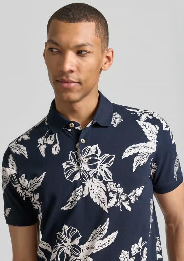 Lerros modern fit poloshirt met labeldetail - Foto 4