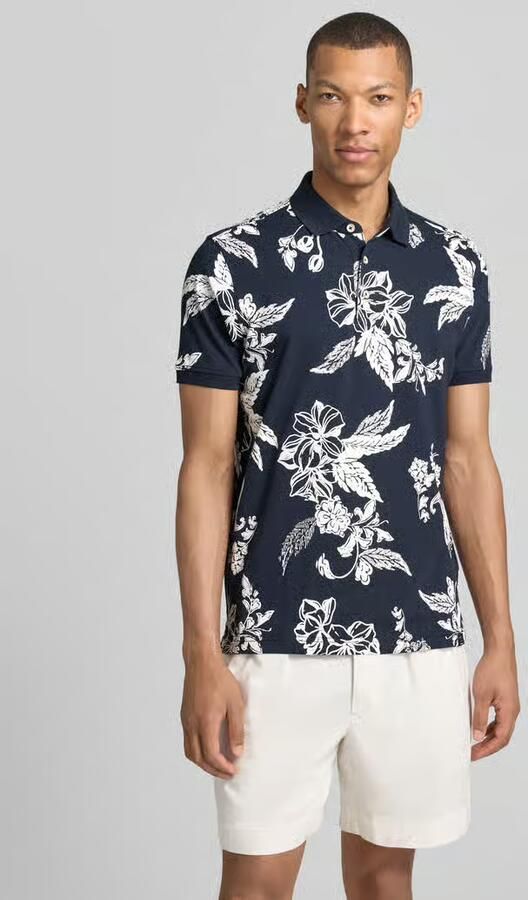 Lerros modern fit poloshirt met labeldetail - Foto 6