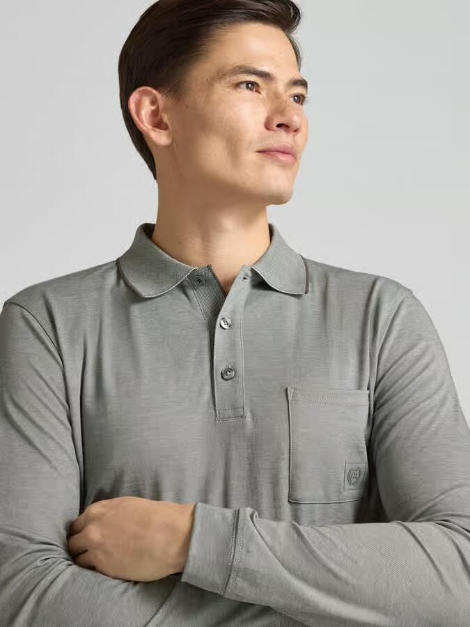 Lerros Poloshirt met borstzak - Foto 2