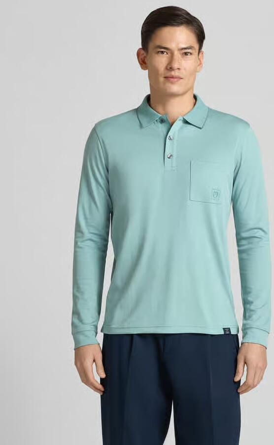 Lerros Poloshirt met borstzak - Foto 4