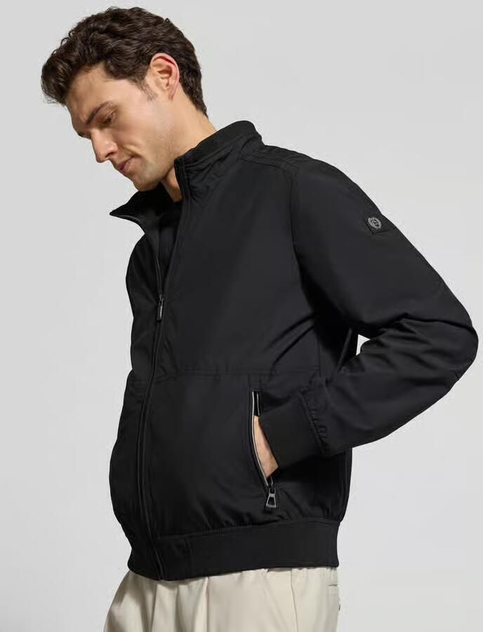 Lerros regular fit jack met opstaande kraag